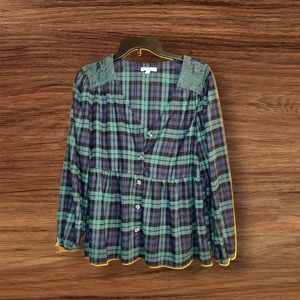 Plaid Top